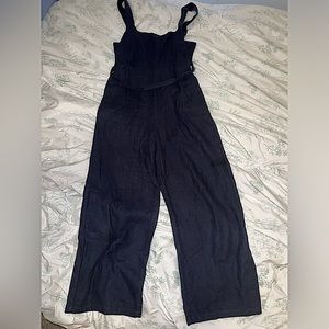 Urban Outfitters Women's Navy Dungarees-overalls